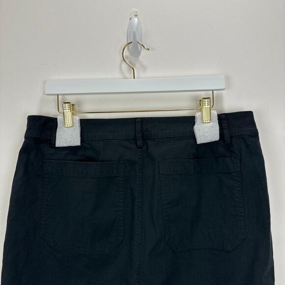 J.Crew Lizzie High Rise Patch Pocket Wide Leg Pant Classic Black US 32 NWT - Picture 11 of 13